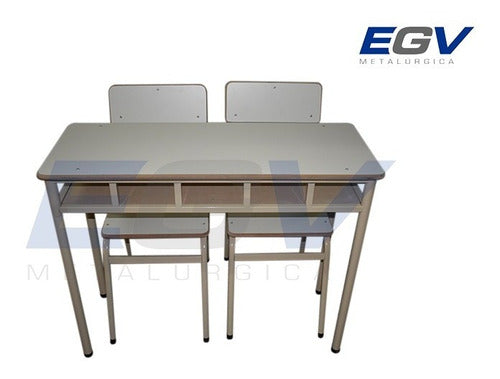 Bipersonal School Desk - EGV Educational Furniture 4