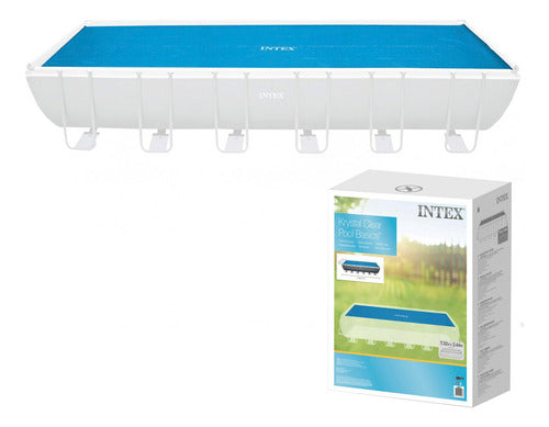 Cobertor Solar Intex Piscina Estructural 732x366 Cm - El Rey 0