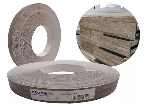 INRO Maderas Filo PVC 22x2mm Rollo X 3 Mts - Color Praga 1