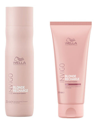 Wella Invigo Blonde Recharge Shampoo And Conditioner 0