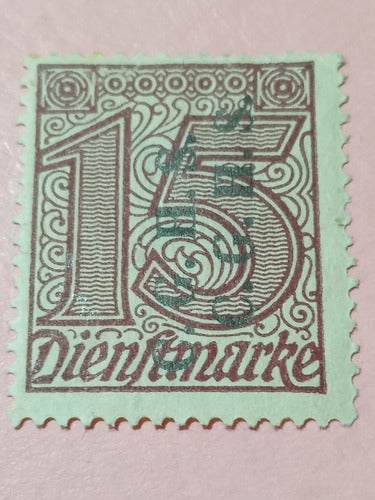 Germany Mint Stamp Service Overprint C.G.H.S. 1