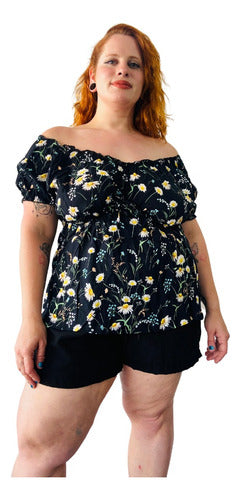 Floral Paisana Blouse Pili Plus Size Summer Specials 10