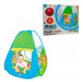 Kids Fabric Ball Pit Tent 50 Colorful Balls Educational Play Set 0