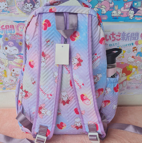 Cherry Cloud Kawaii My Melody Tornasolada School Backpack 4