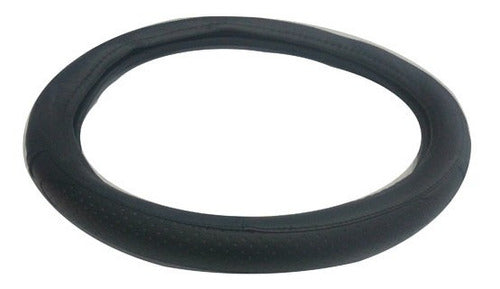 IAEL Black Leatherette Steering Wheel Cover with Auto Stitching - CV-029 0