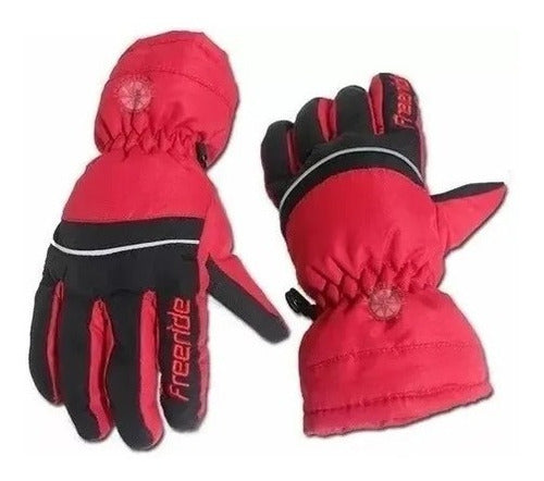 Freeride Children's Snow Gloves for Ski Snowboard Reinforced 1