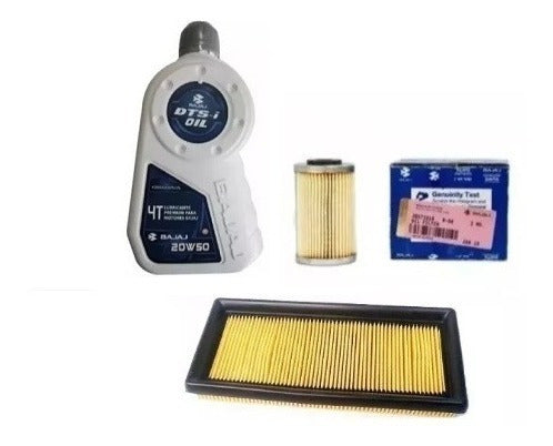 Kit Filtros Y Aceite Bajaj Rouser Ns 200 Gb Motos ! 1