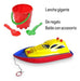 YUYU Toy Boat + Bucket with Accessories for Bathtub, Pool, and Beach Fun 2