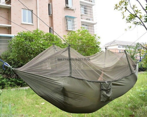 Parachute Fabric Portable Hanging Bed Hammock 5