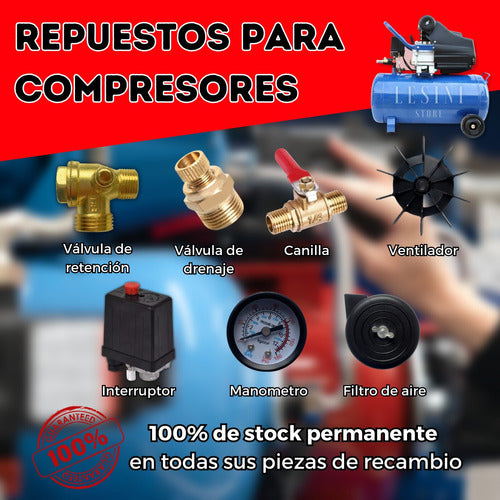 Ventilador Compresor 25 Y 50 Lts 4