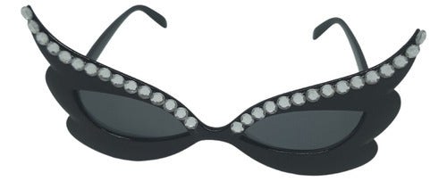 Cotillón Concept Gatubela Glasses with Rhinestone Accents 0