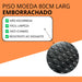 2m Piso Tipo Moeda Shoppings 3mm X 80cm Larg Preto Moeda 1