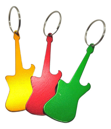 Nail Vinyl's Guitar Shaped Bottle Opener Keychain - Pack of 40 4