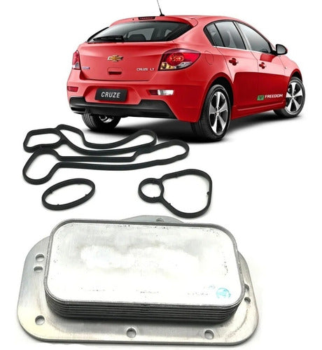 Radiador Enfriador De Aceite + Oring Chevrolet Cruze 1.8 16v 0