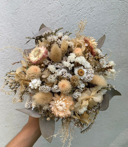 Dried and Preserved Flower Bouquet + Boutonniere 5