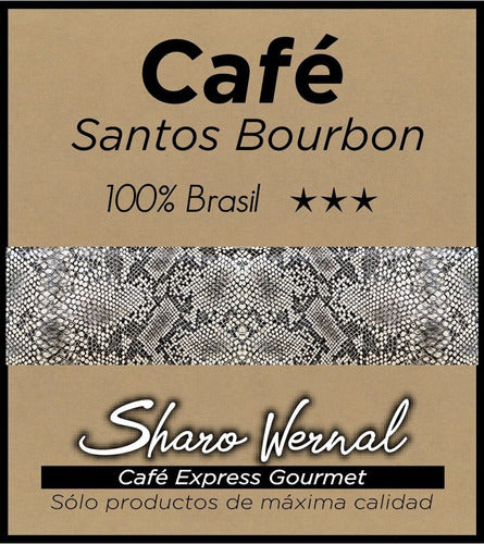 Sharo Wernal Granos Café Santos Bourbon Brasil Expreso 500g 3