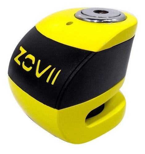 Traba Disco Zovii Con Alarma Amarillo Perno 6mm Hanex Um 0