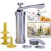 Stainless Steel Cookie Machine 4 Nozzles 10 Molds 1