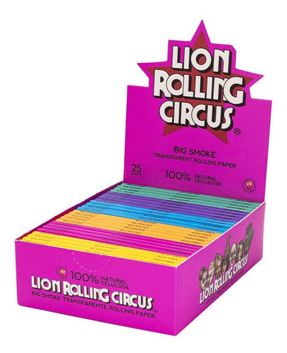 Lion Rolling Circus Big Smoke XL Cellulose Papers with Magnet - Pack of 40 2