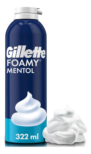 Gillette Foamy Menthol Refreshing 322ml Magistral Lacroze 0