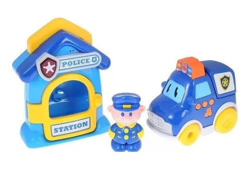 Navystar City Heroes Firefighter Police Playset with Lights and Sounds ELG 69038-A 7