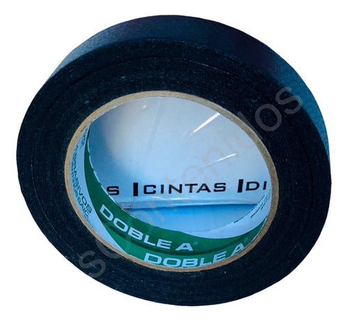 Doble A Black Paper Tape 24mm X 50m for Theater Events Sound 0