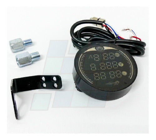 LAGO HERMANOS SA Illuminated 5-in-1 Motorcycle Gauge Module 1