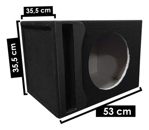 Subwoofer 12 Bomber Bicho Papao 600W RMS + Vented Enclosure 5