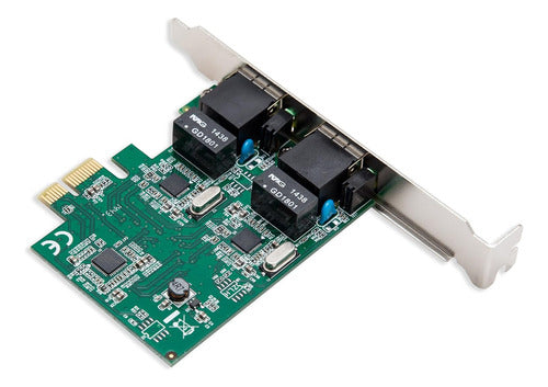 Syba Ethernet PCIe x 1 Card 2 Ports, Realtek Chipset 1