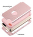 ULAK iPod Touch 7th Generation Case, iPod Touch 6 Case, Heavy Duty Shockproof Protective Case - Rose Gold 2