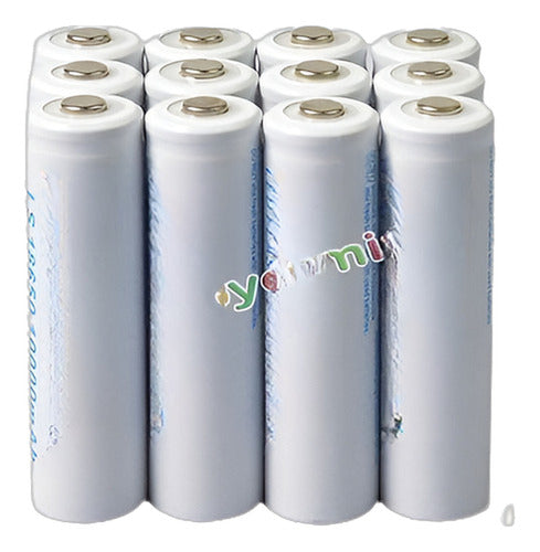 12pcs Gtl 18650 3.7v 10000mah Li-ion Batería Recargable + Pc 0