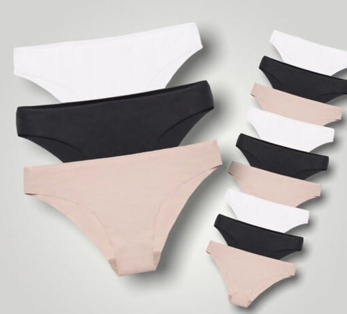 Seamless Microfiber Vedetina Panties x 3 Pack 2