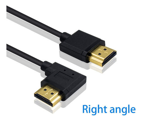 Duttek 4K HDMI Cable HDMI to HDMI, Extremely Thin HDMI Cable 1