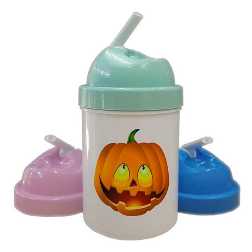 Happy Halloween Gourd Water Bottle 0