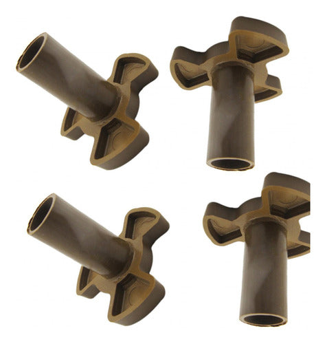 4x Suporte De Guia De Rolo De Forno, 15x25x11mm 6mm 2