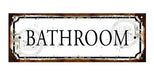 Club del Poster Vintage Bathroom Sign 10x28cm 0