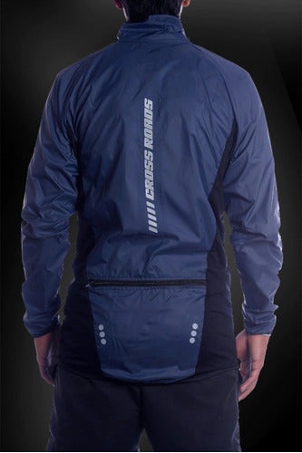 Lightweight Reflective Windbreaker Jacket Cross Road with Convertible Waist Bag 1