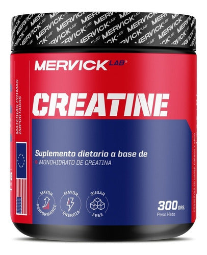 Mervick Creatine Monohydrate 100% Pure Powder 300g Neutral 0