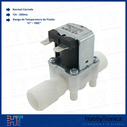 12V 1/2" Normally Closed Water Inlet Solenoid Valve Hobby 2