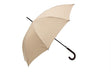 Matriona Long Automatic Umbrella with Wooden Handle and Star Beige Case 0