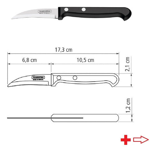 Cuchillos Tramontina Ultracorte Set De 4 Linea Profesional 1