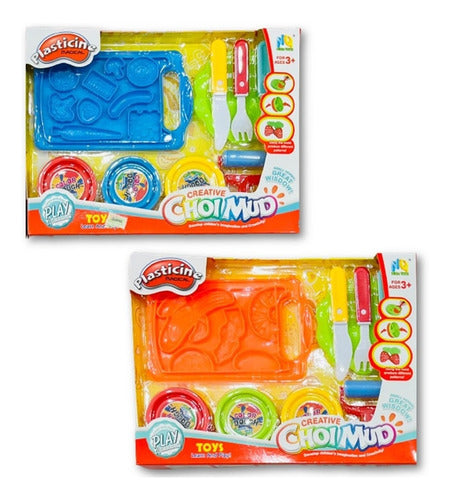 Choi Mud Set Comida Masa Plastilina Cocina 0