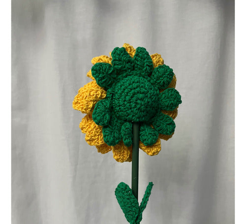 Girasol Tejido A Crochet 1