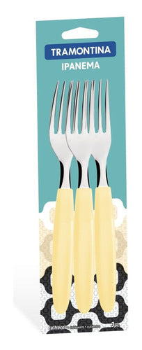 Tramontina Ipanema Cream Table Fork Set - 23362/330 0