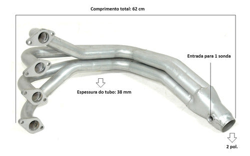 Coletor Dimensionado Corsa Wind 4x1 1