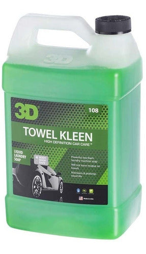 3D Towel Kleen - Shampoo Para Microfibras 4 Lts - 3D 0