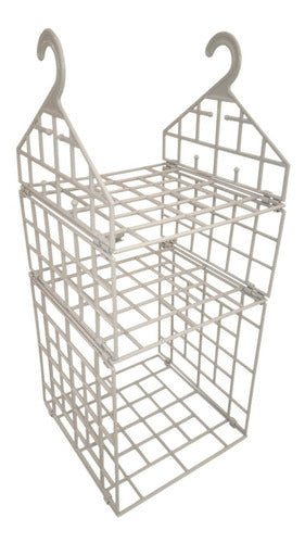 Iko Shop Percha Organizadora De Placard 3 Estantes 29x29x68 Cm 0