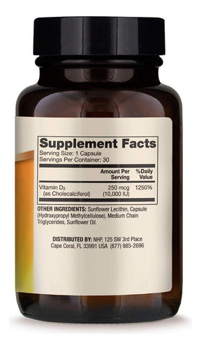 Dr. Mercola Liposomal Vitamin D3 10000 IU 30 Capsules 1