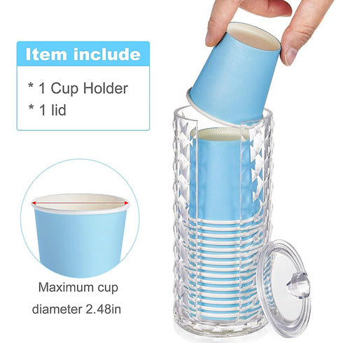 Myityard Dispensador De Vasos De Baño, Enjuague Bucal De Enc 1