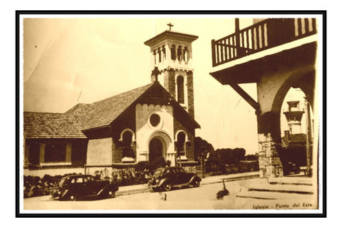 Punta Del Este Antigua - Iglesia - Lámina 45x30 Cm. 0